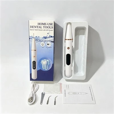 Pulitore per denti ad ultrasuoni a casa